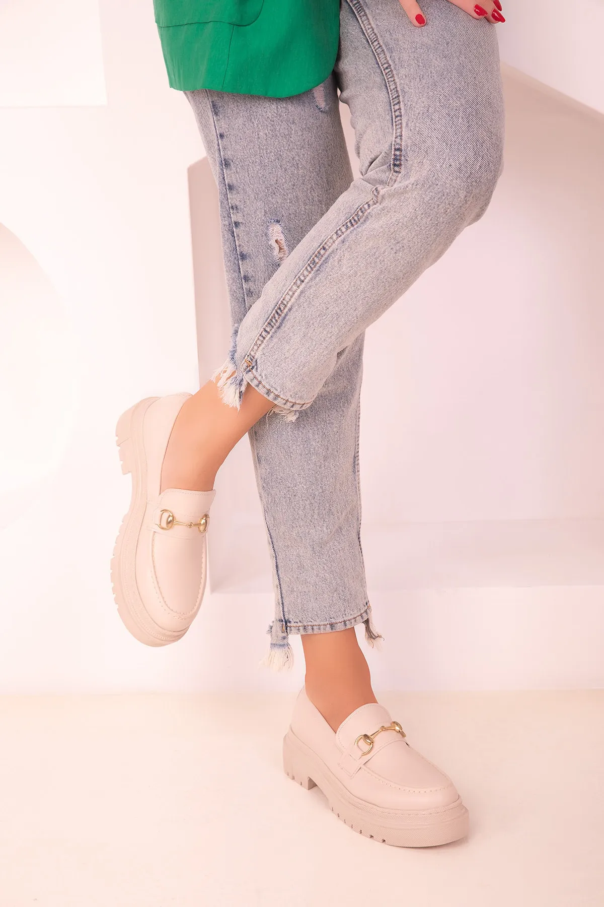SOHO  Beige Freizeitschuhe für Damen 17542