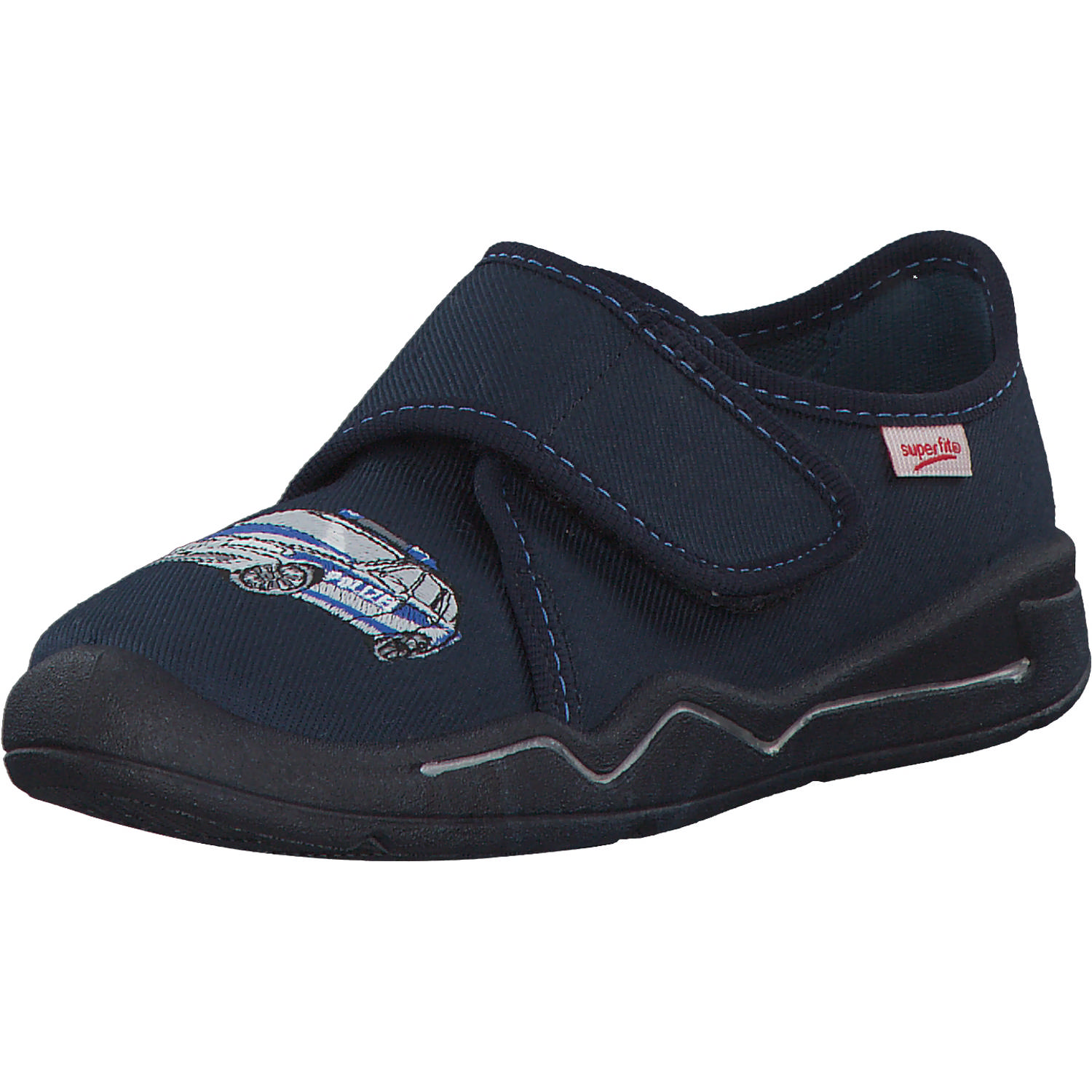 Superfit BENNY 00298, Hausschuhe, Kinder, Blau (Nautic Kombi)