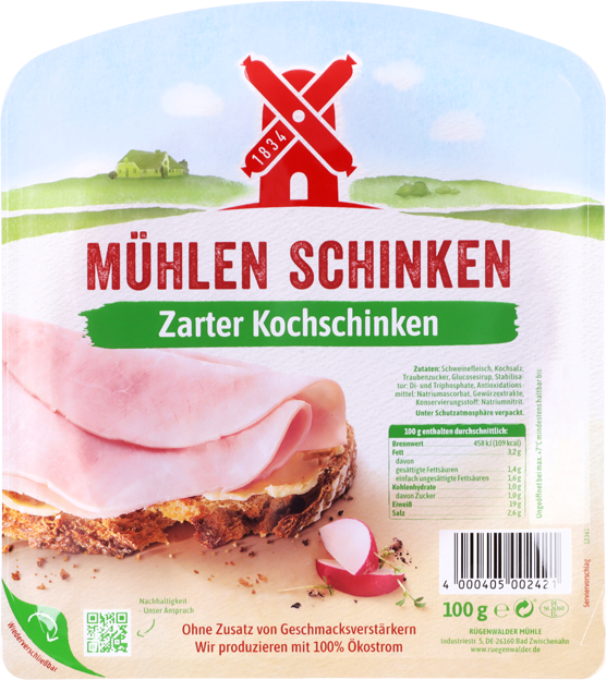 Rügenwalder Mühle zarter Kochschinken