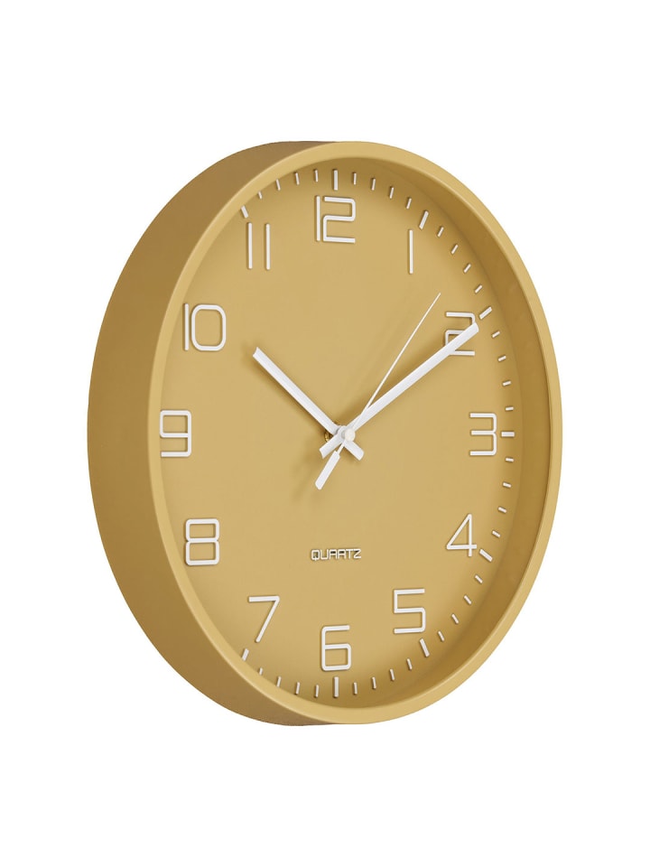 ebuy24 Wanduhr Rosolini Ocker 30 x 4 cm günstig kaufen onesize