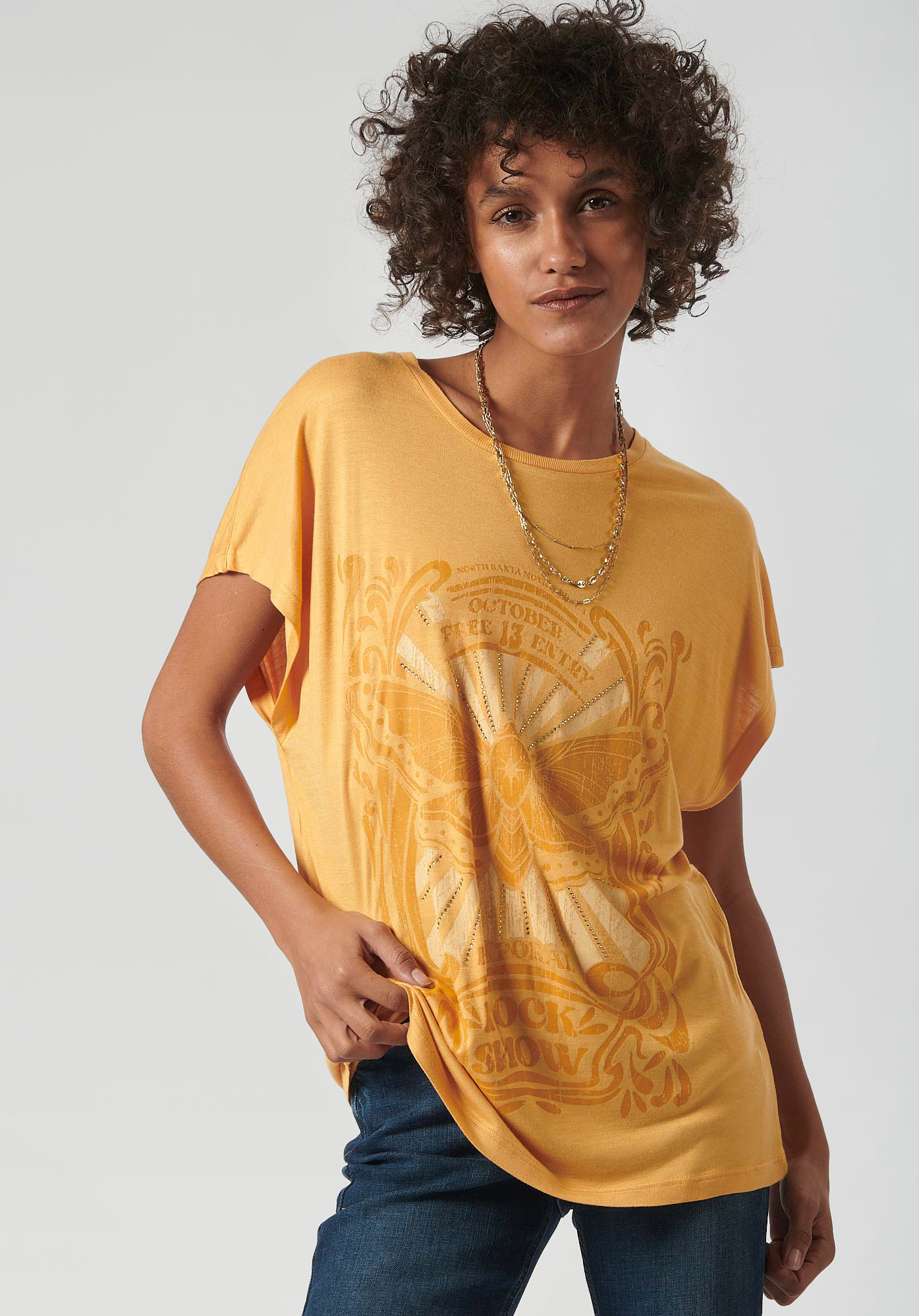 LEYA   T-shirt jaune femme