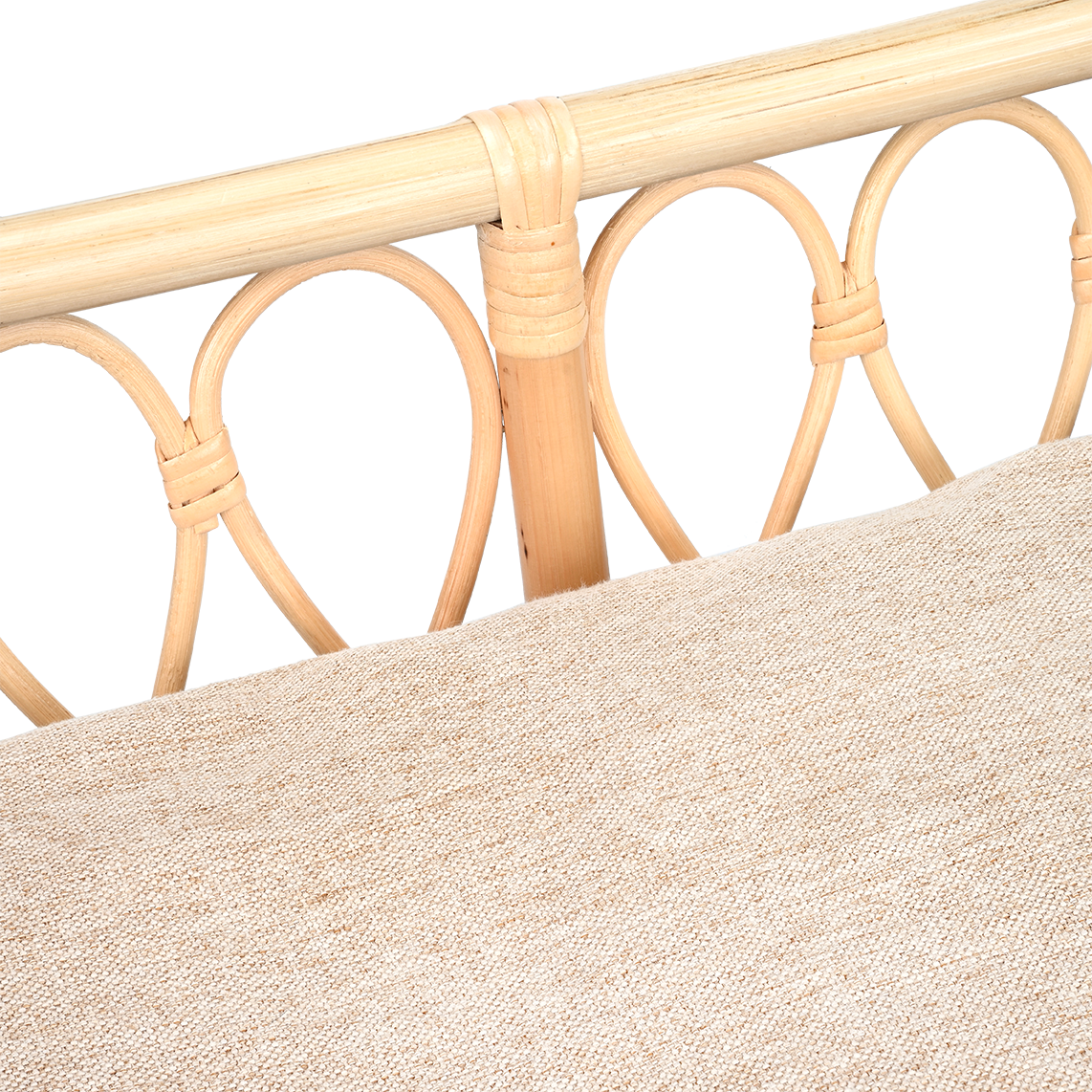 MORE Hundekörbe MORE Rattan Korb Bali L-XL
