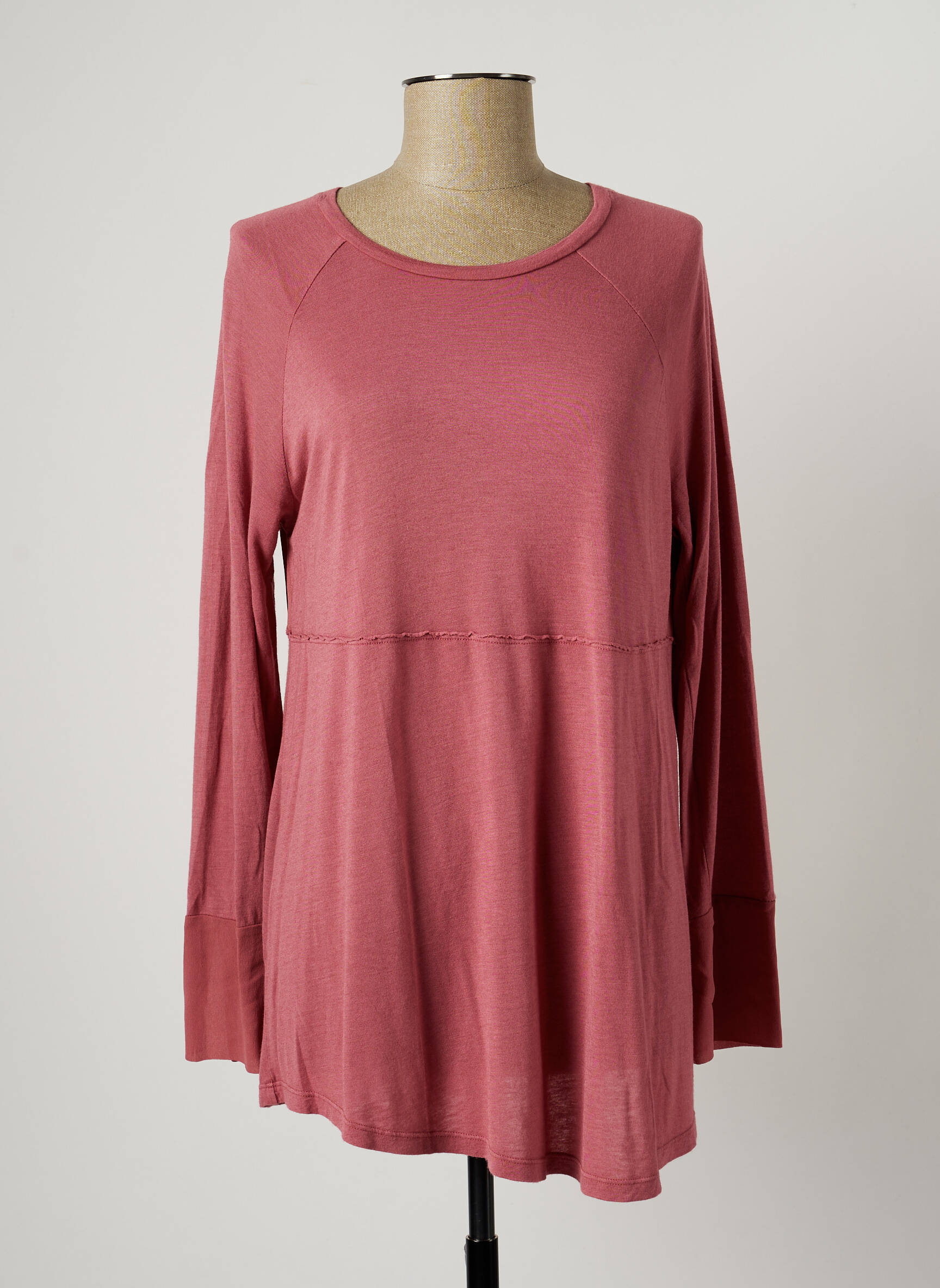 Deha Tuniquemanchelongue Femme couleur rose