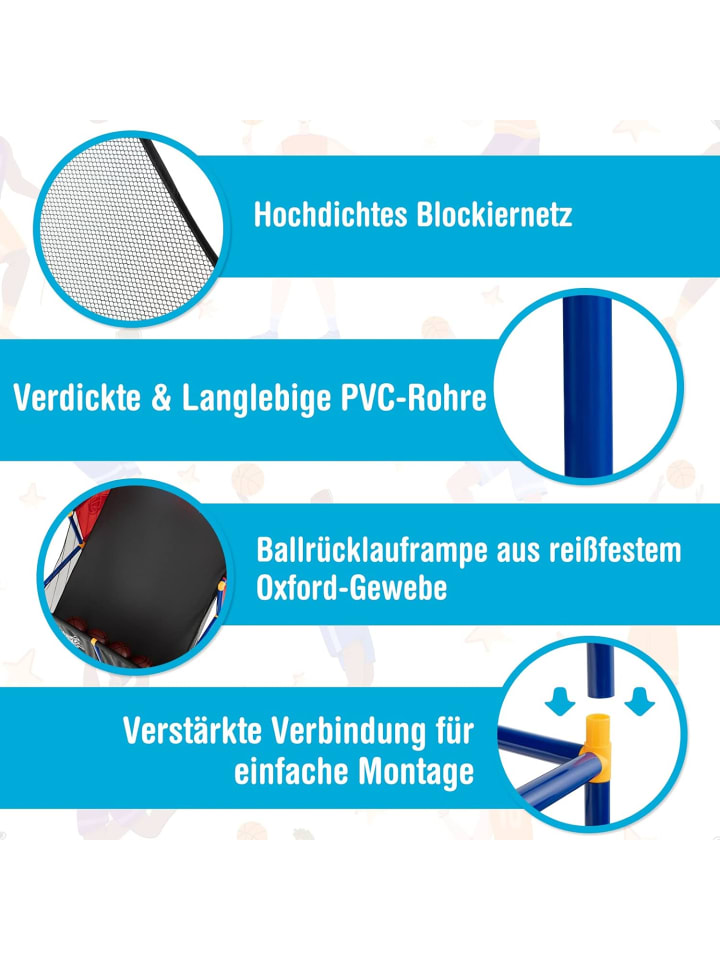 COSTWAY Arcade Basketball in Bunt günstig kaufen 90 x 90 cm