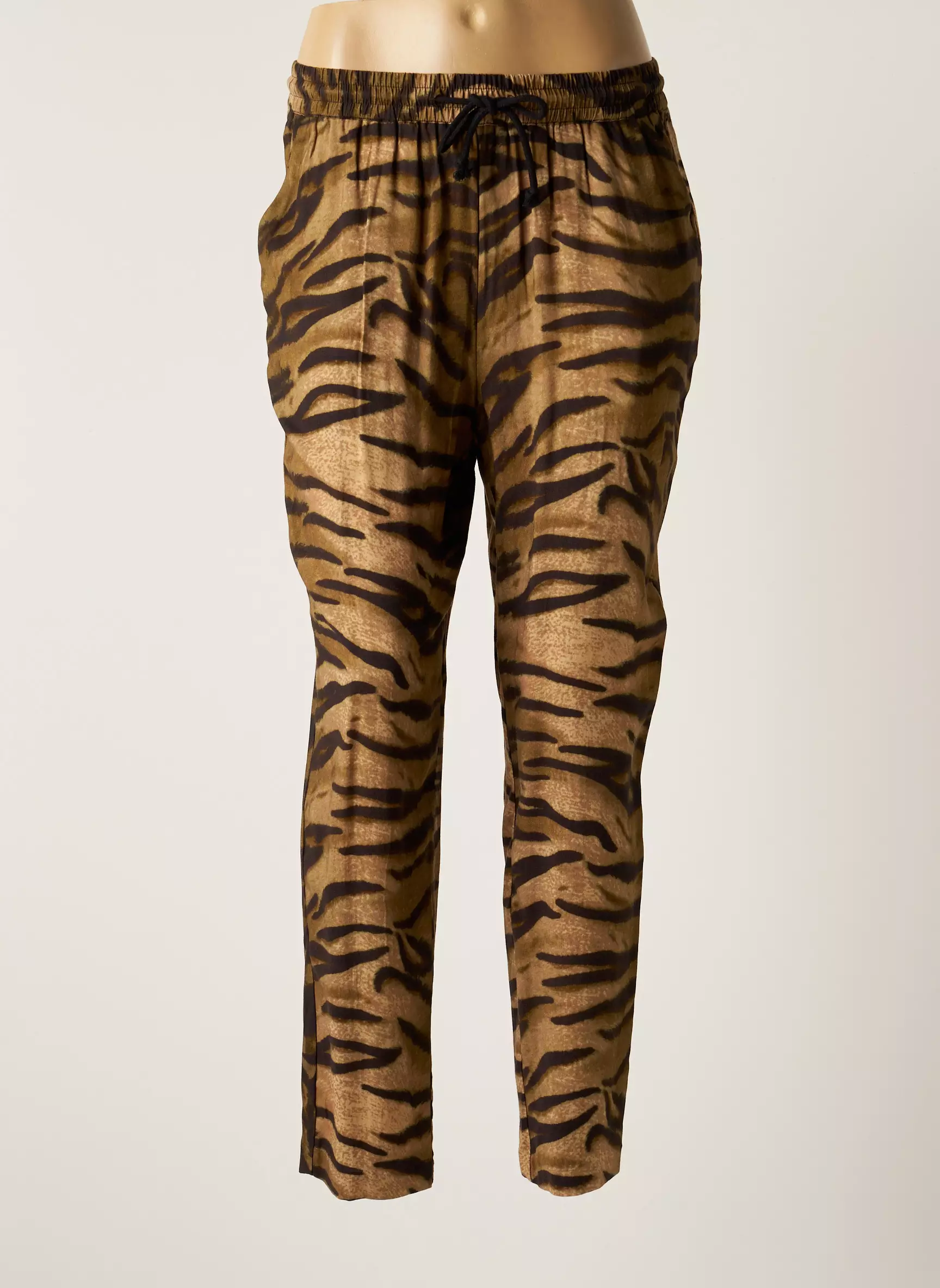 School Rag Pantalons Chino Femme couleur marron