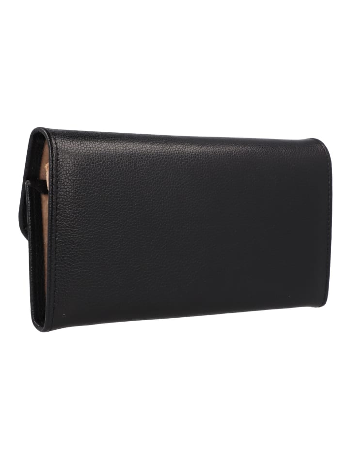 Windrose Beluga Schmucktasche 20 cm Leder in schwarz günstig kaufen onesize