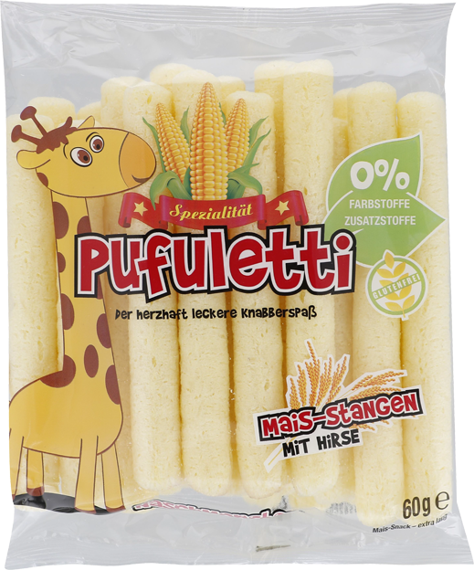 Pufuletti Mais-Stangen mit Hirse