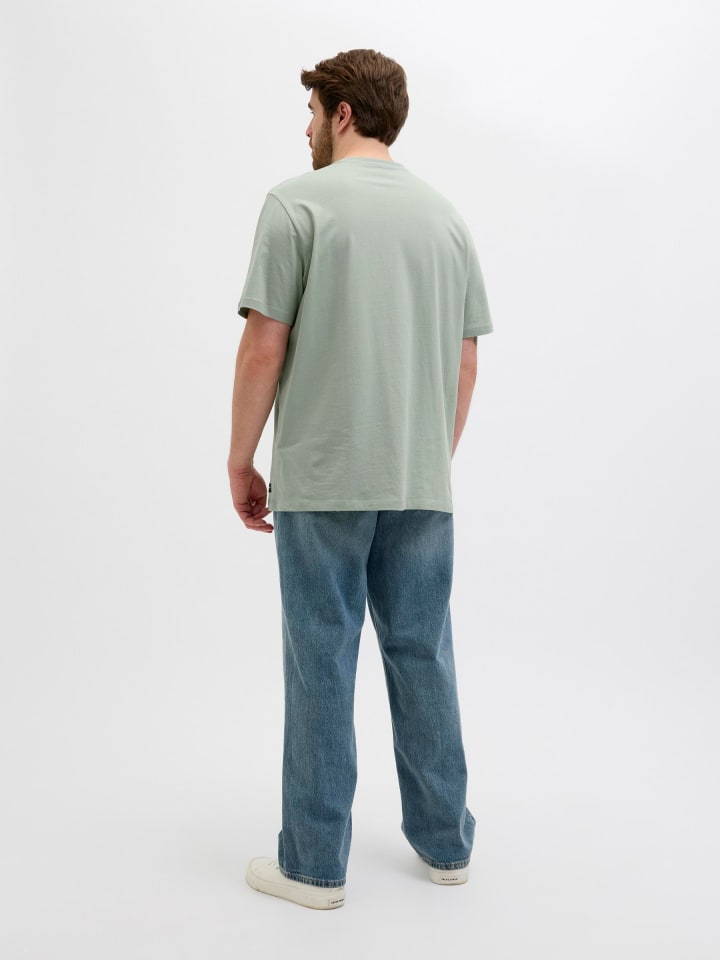 JACK & JONES PLUS T-shirt in Iceberg Green günstig kaufen