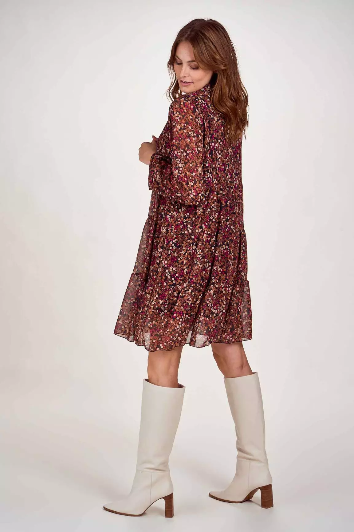 Terra Di Siena Robes Mi Longues Femme couleur beige