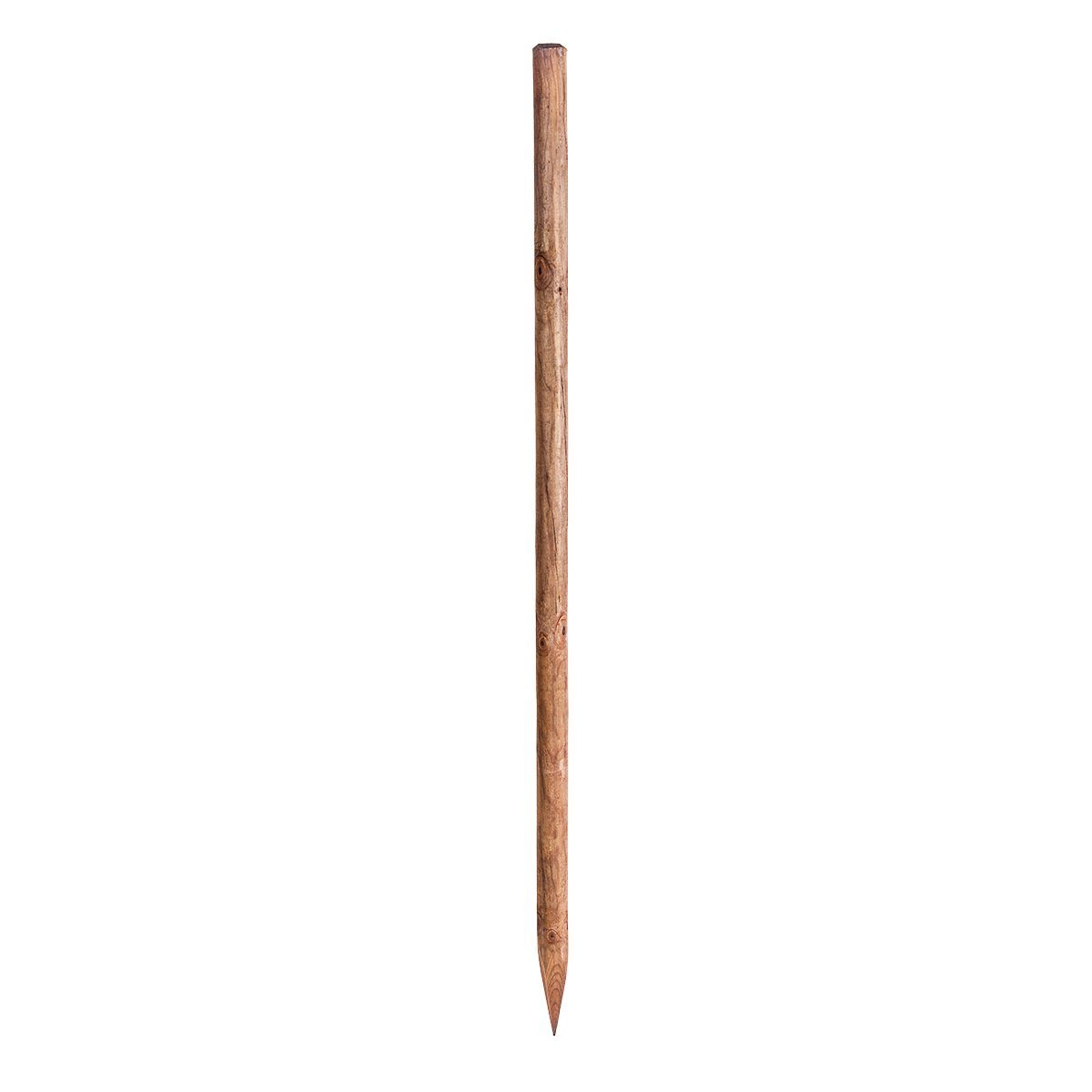 HaGa Zaunpfosten 1Stk HOLZPFAHL 5cm Stärke x 150cm Höhe Pfahl, Baumpfahl Zaunpfahl Zaunbau witterungsbeständig