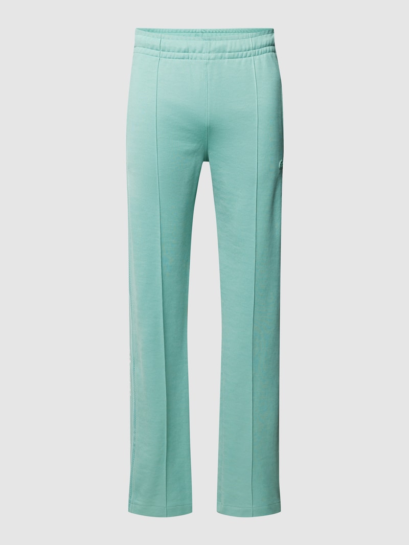 Sweatpants mit Label-Stitching Modell 'PIQUE' in mint