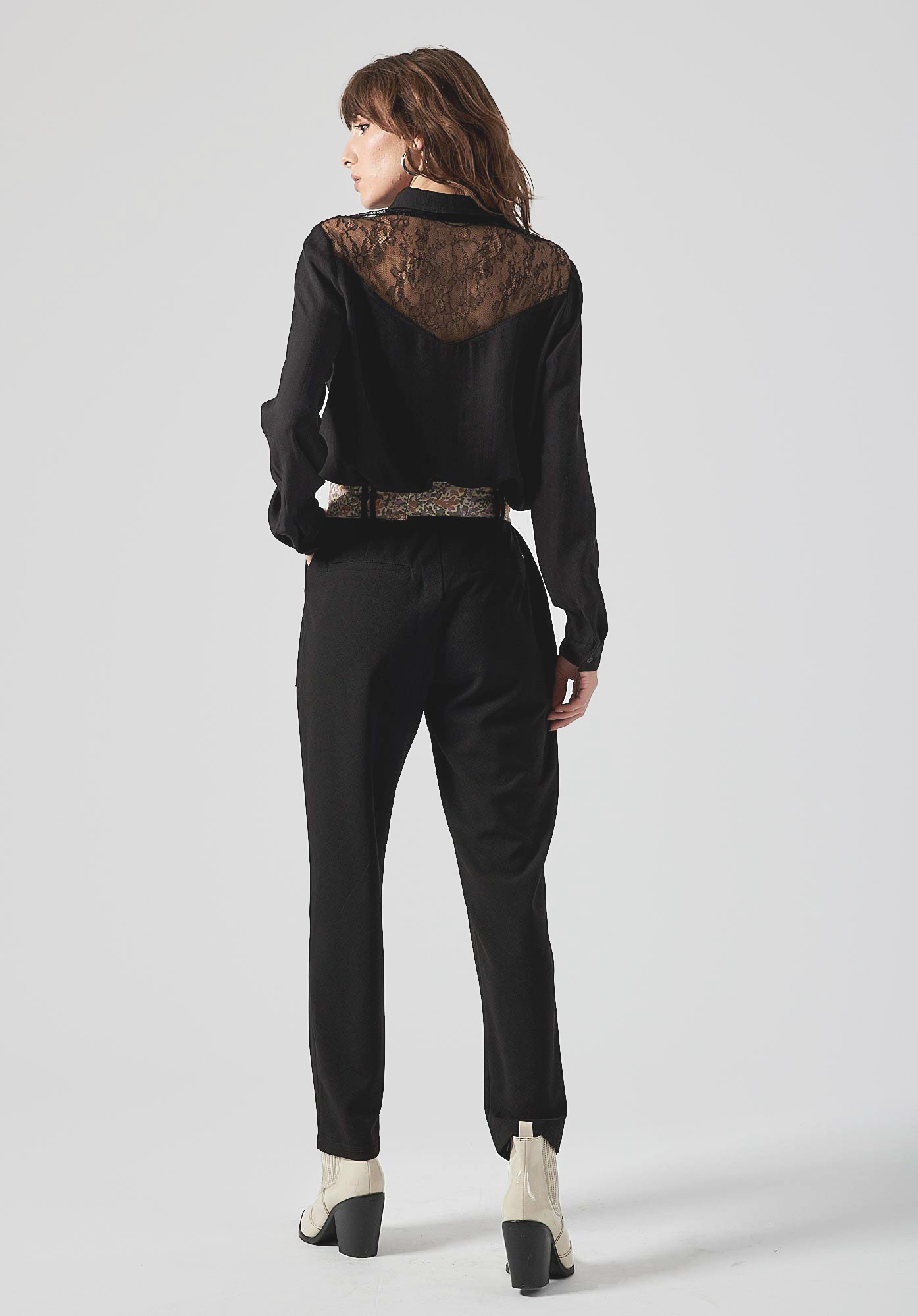 CLAY   Pantalon noir Femme