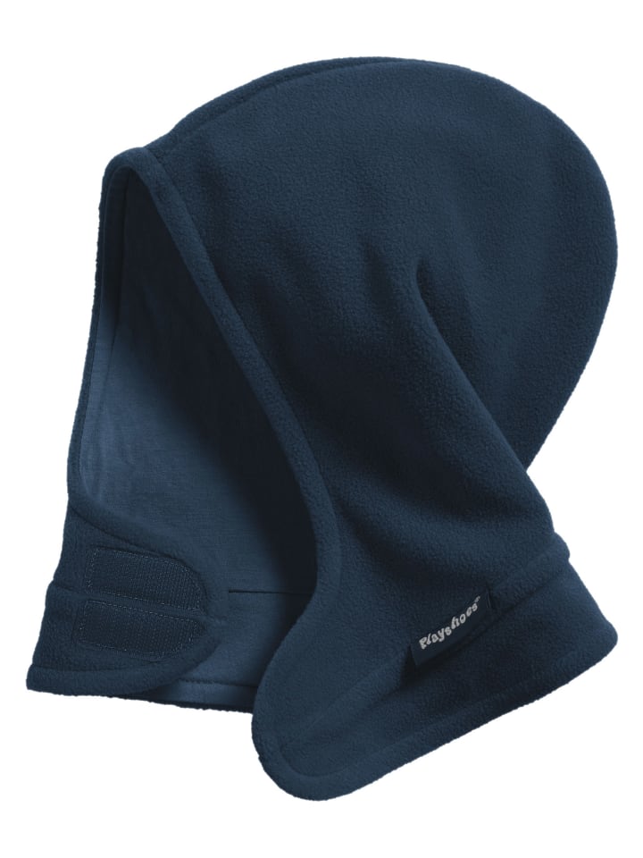 Playshoes Fleece-Schalmütze mit Klettverschluß in Marine günstig kaufen