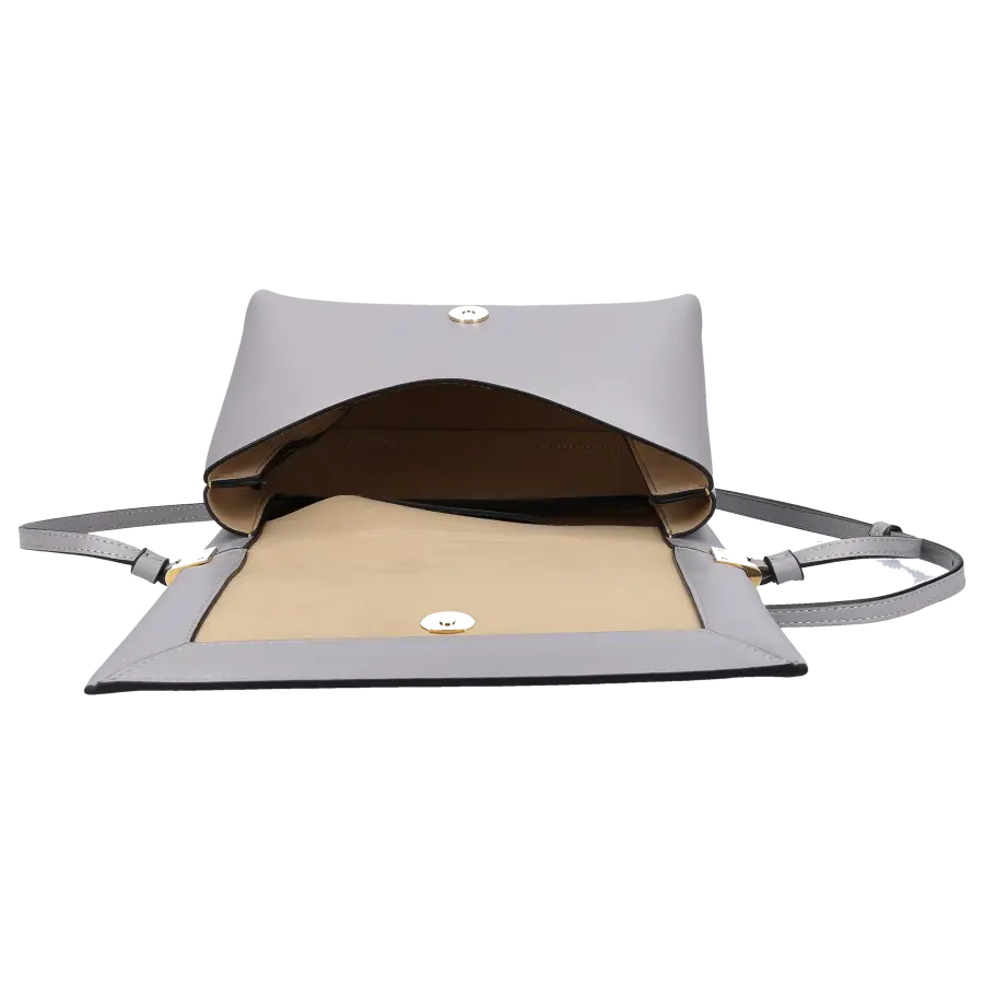 Wandler - Handtasche UMA BAGUETTE Kalbsleder - grau