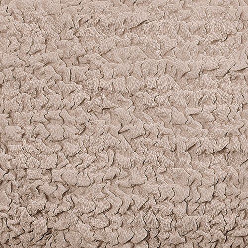 Housse gaufrée bi-extensible canapé fauteuil accoudoirs