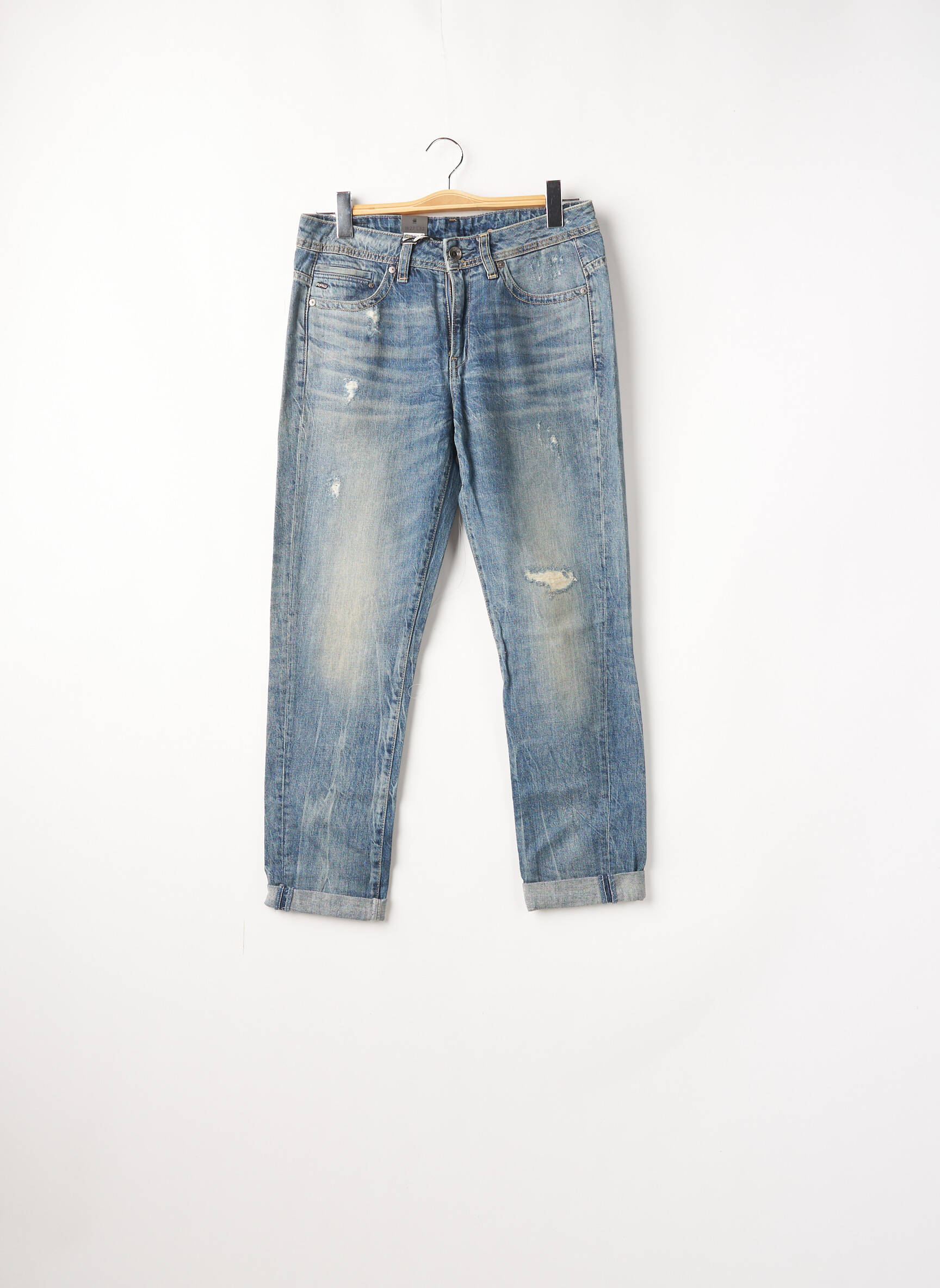 G Star Jeans Boyfriend Femme couleur bleu