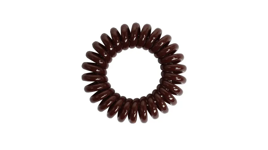 Guilia Haargummis Spirale Braun