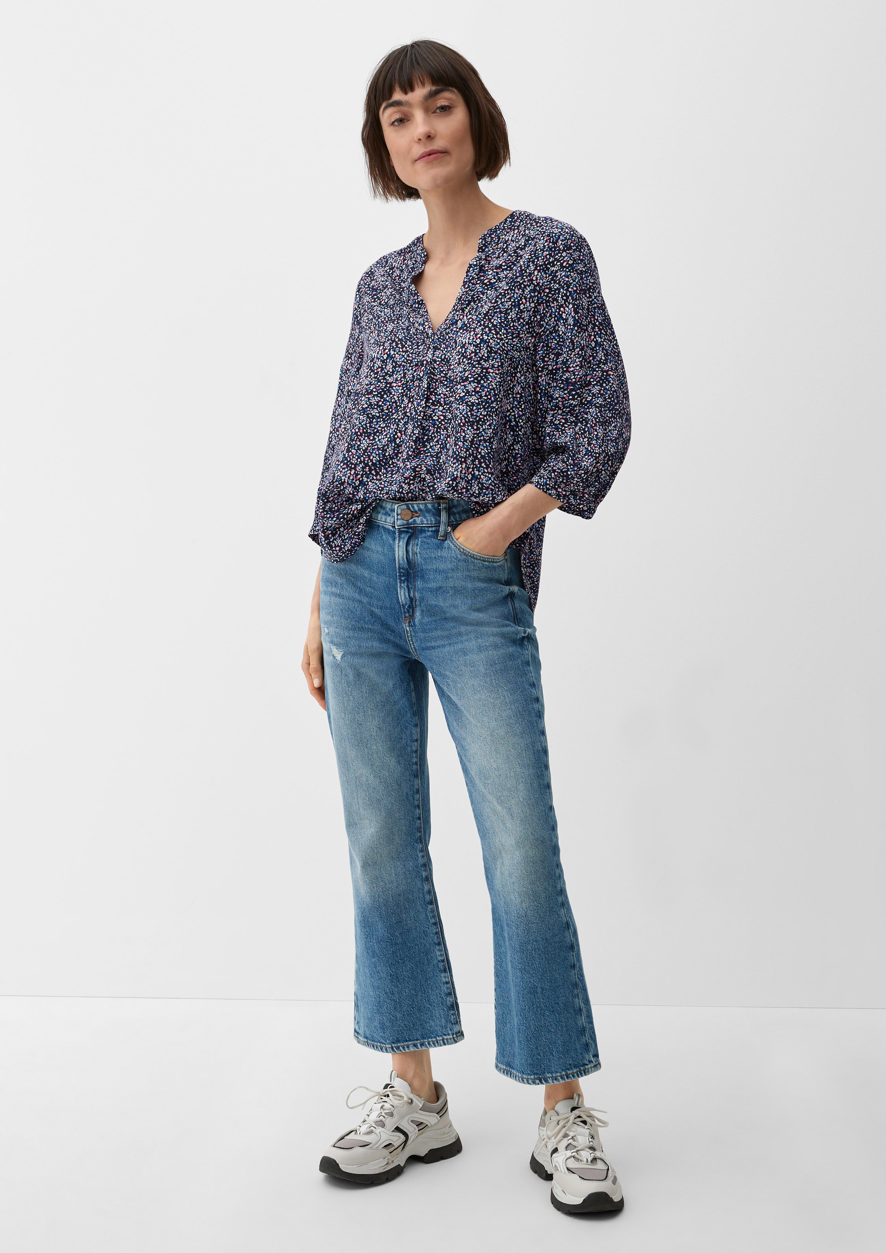 Viskosebluse mit Tunika-Ausschnitt  2132607-59B6