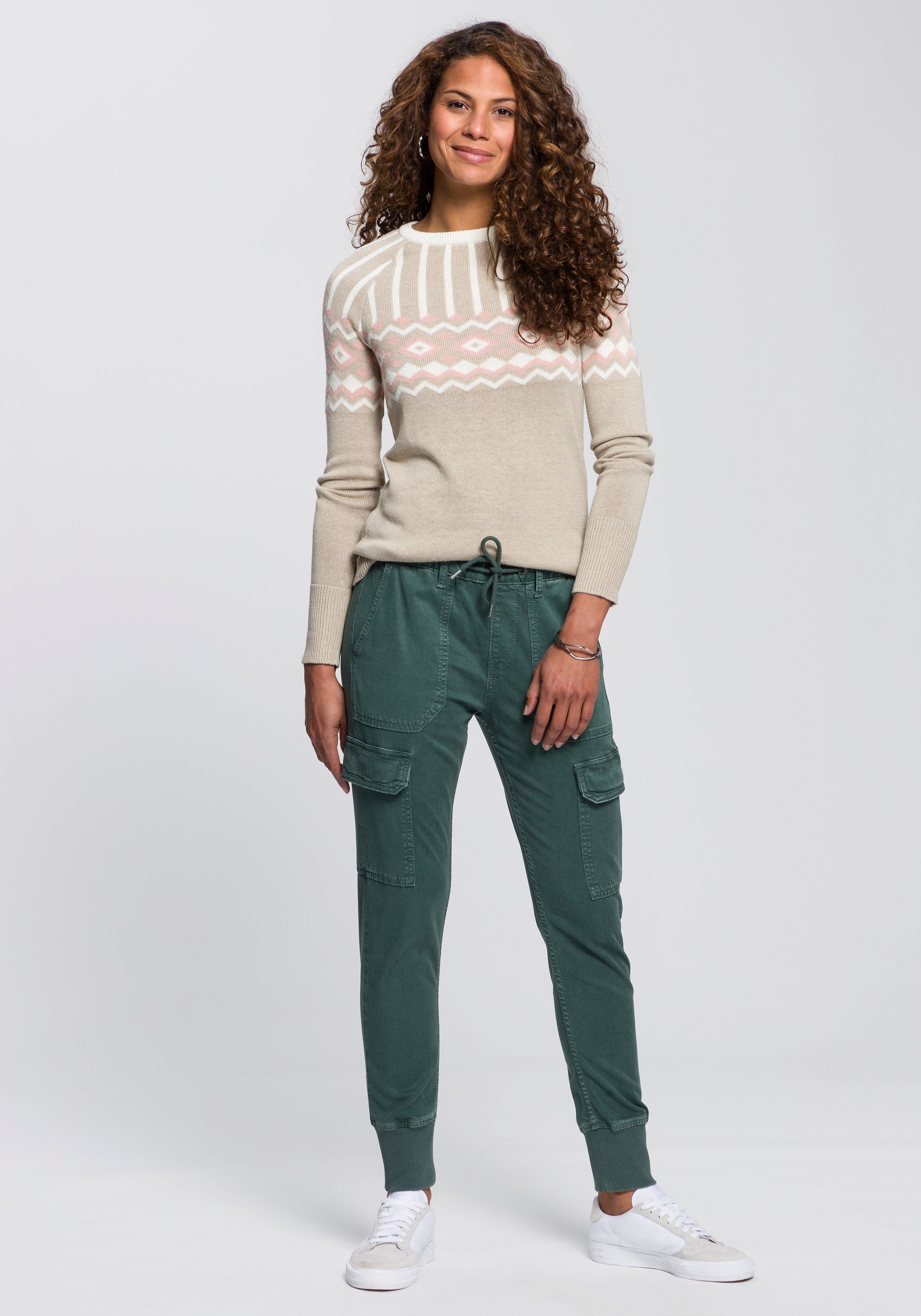 AJC Jacquardpullover mit Norwegermuster in verschiedenen Farbvarianten