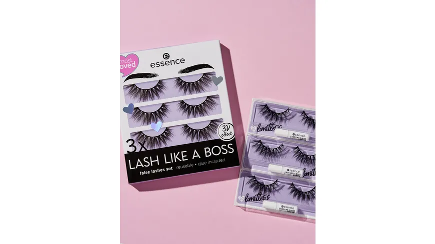 essence 3x LASH LIKE A BOSS false lashes set