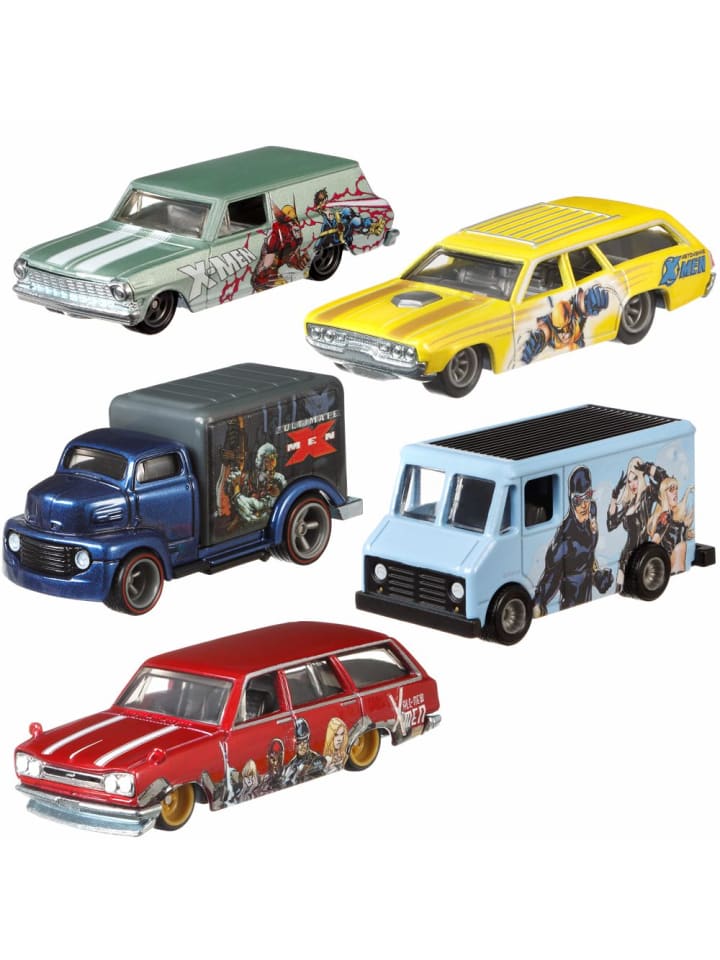 Mattel Pop Culture X-Men | Hot Wheels Premium Auto in 5er Set günstig kaufen onesize