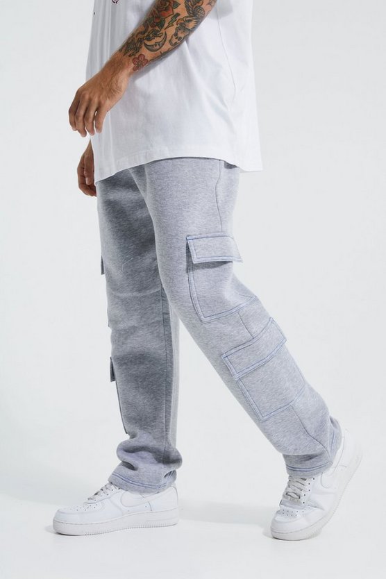 Cargo-Jogginghose mit geradem Bein