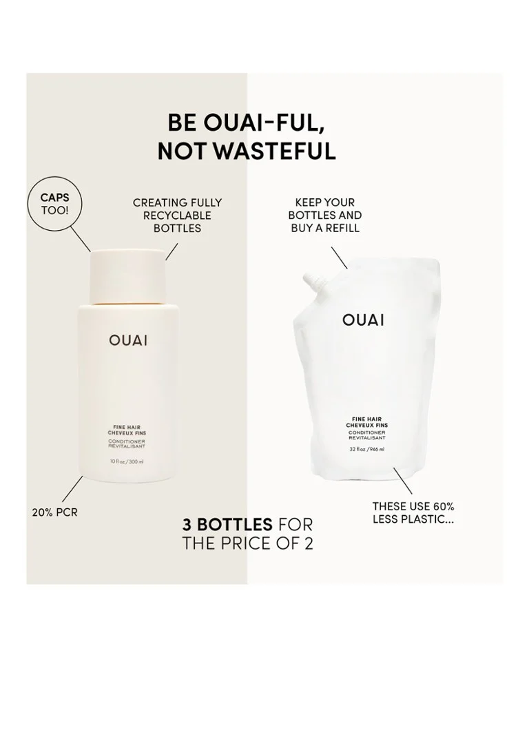 OUAI Fine Hair Conditioner - hoitoaine hienoille hiuksille
