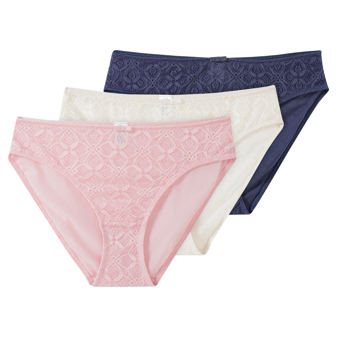 3 Damen Slips aus Spitze