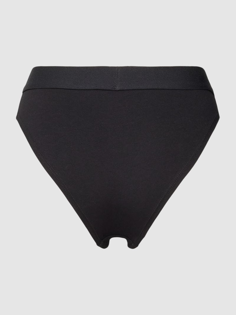 Slip mit Label-Patch in black