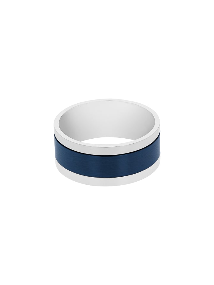 JOOP! Ring Edelstahl, IP Blau in Blau günstig kaufen