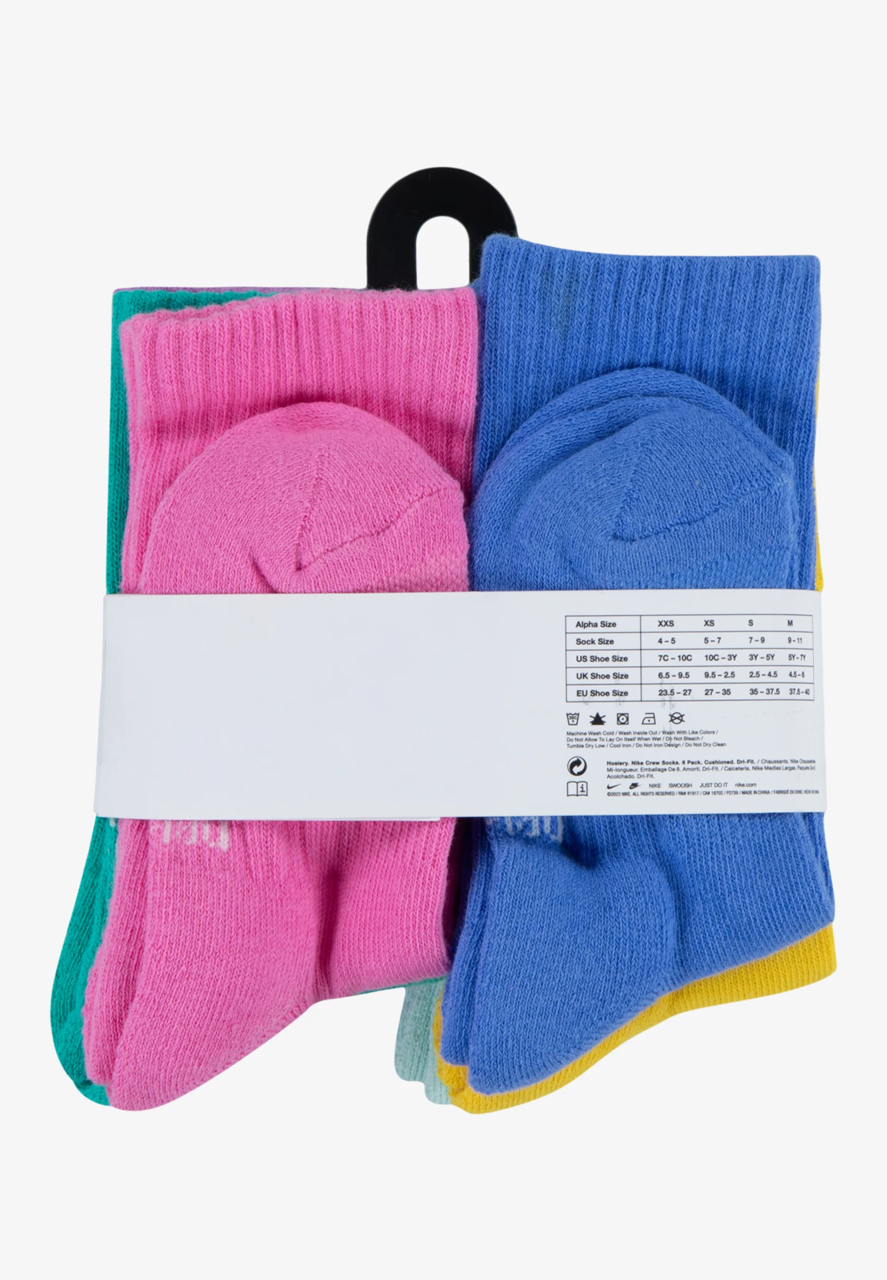 Nike Sportswear PERFORMANCE BASIC CREW PACK DE 6 - Calcetines