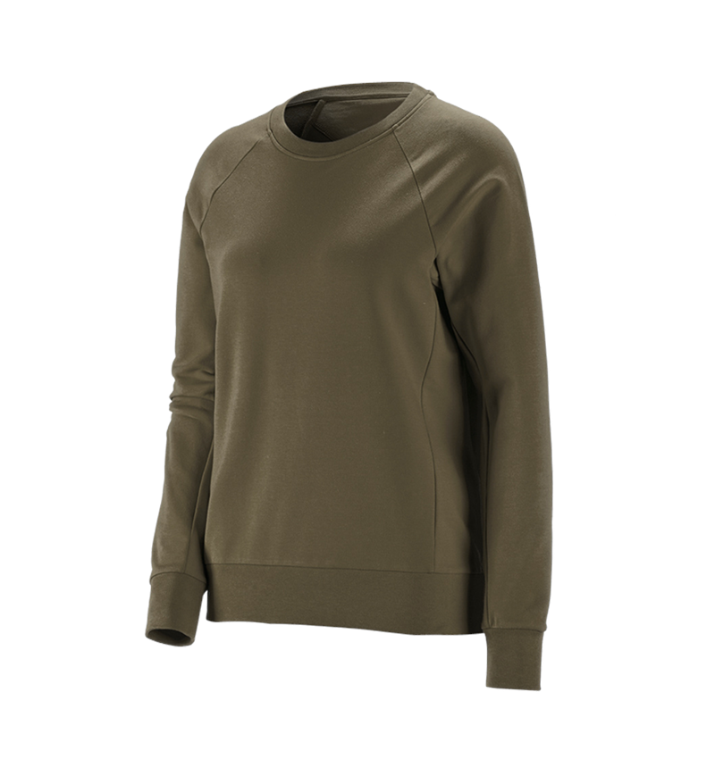 e.s. Sweatshirt cotton stretch, Damen