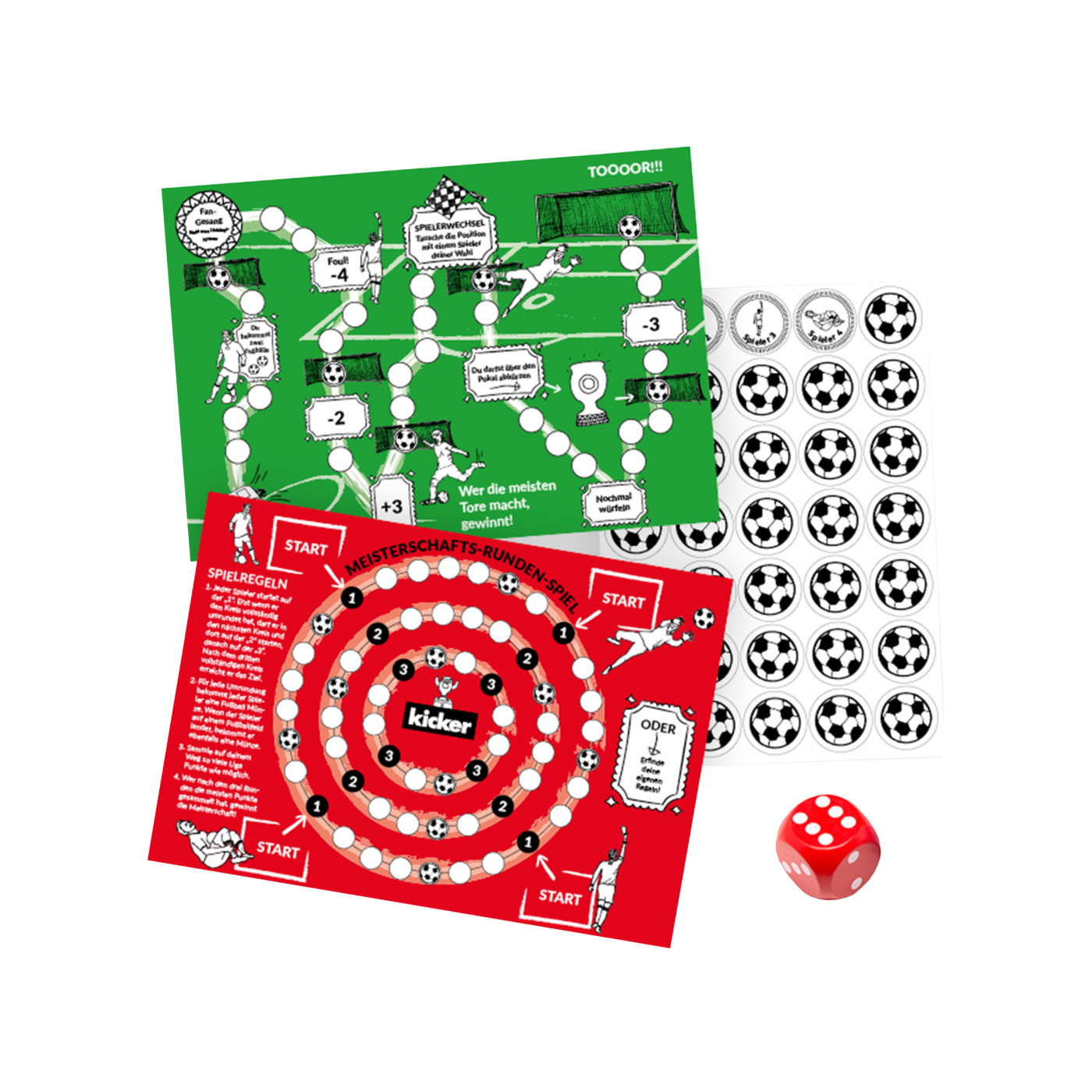 kicker Selbstmachbuch Kids Blau Rot