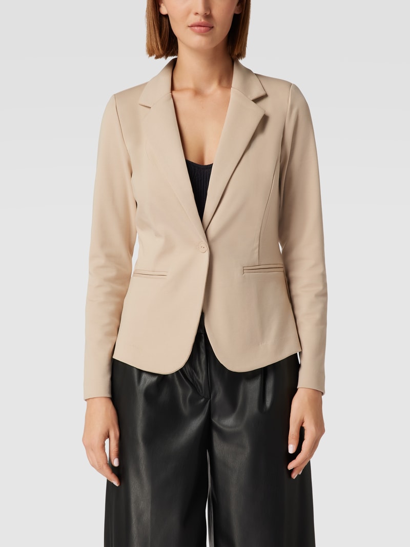 Blazer mit Reverskragen Modell 'Kate' in beige