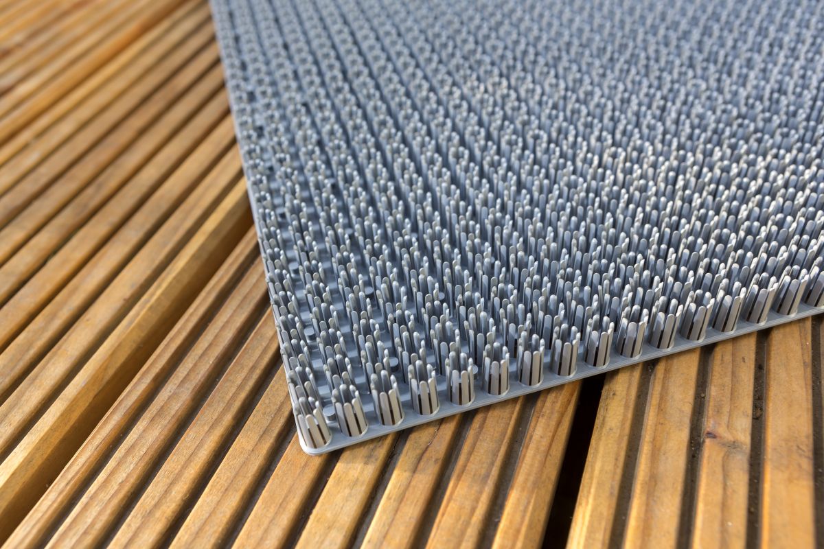 Türmatte Season grau Rasenmatte 40x60
