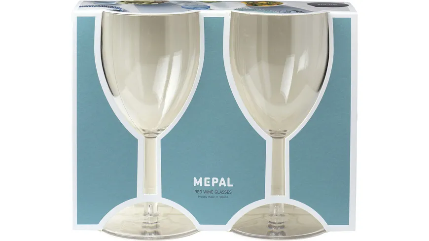MEPAL Kunststoff-Weinglas 300ml 2er Set