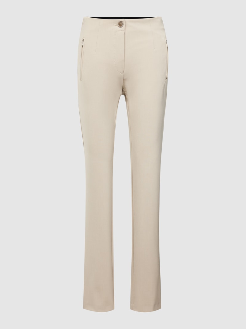 Hose mit Viskose-Anteil in beige