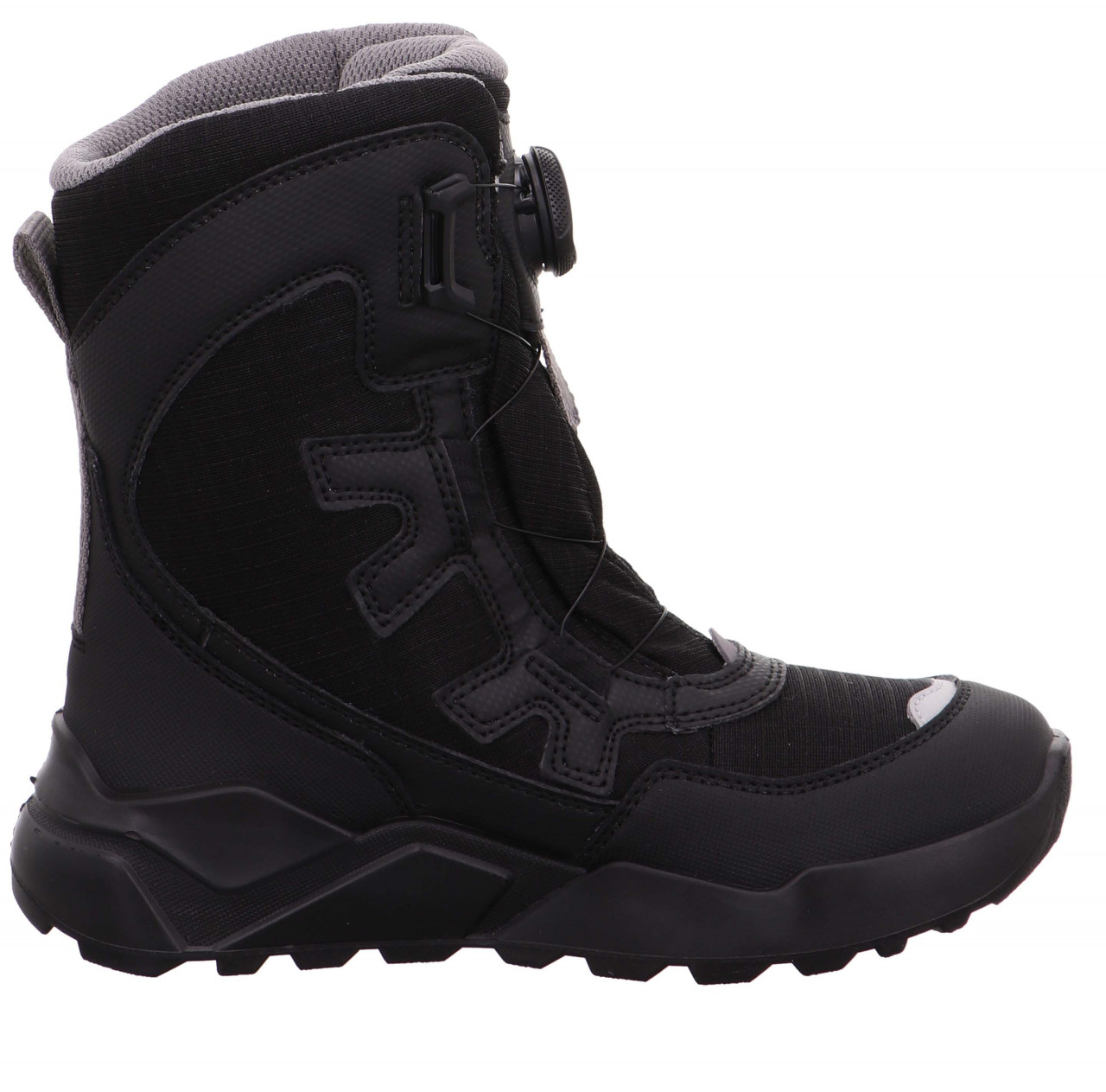 ROCKET - Schwarz/Grau Stiefel mit BOA® Drehverschluss