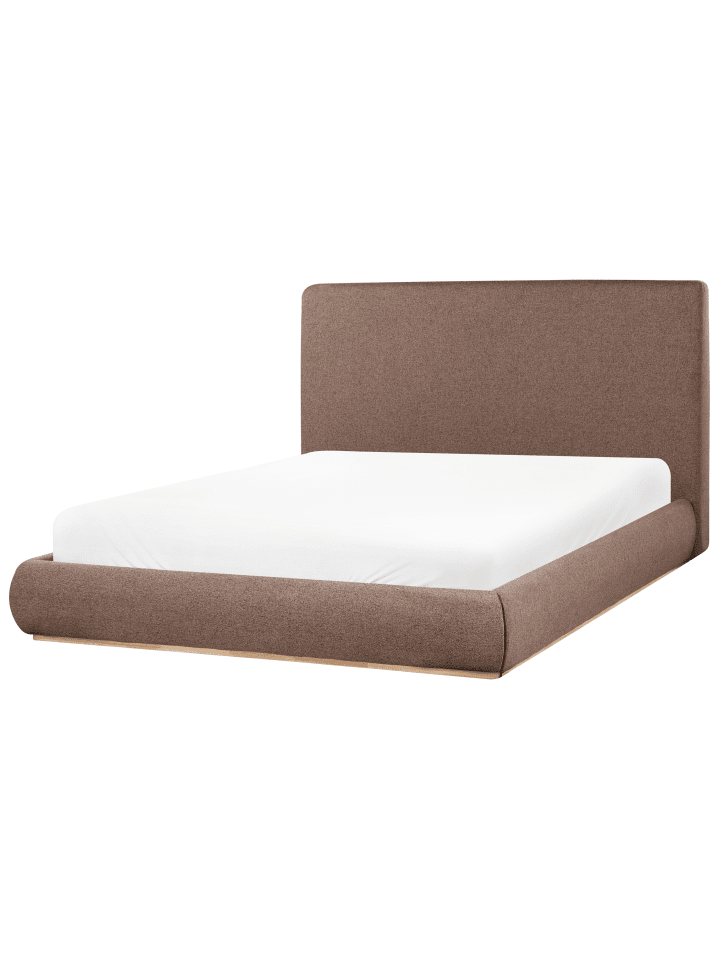 Beliani Doppelbett CAMPAGNE in Braun - (W) 179 x (H) 114 x (L) 232 cm günstig kaufen onesize