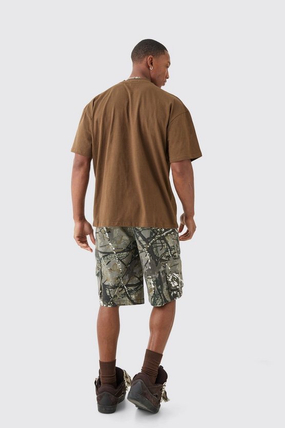 Oversize T-Shirt mit Print