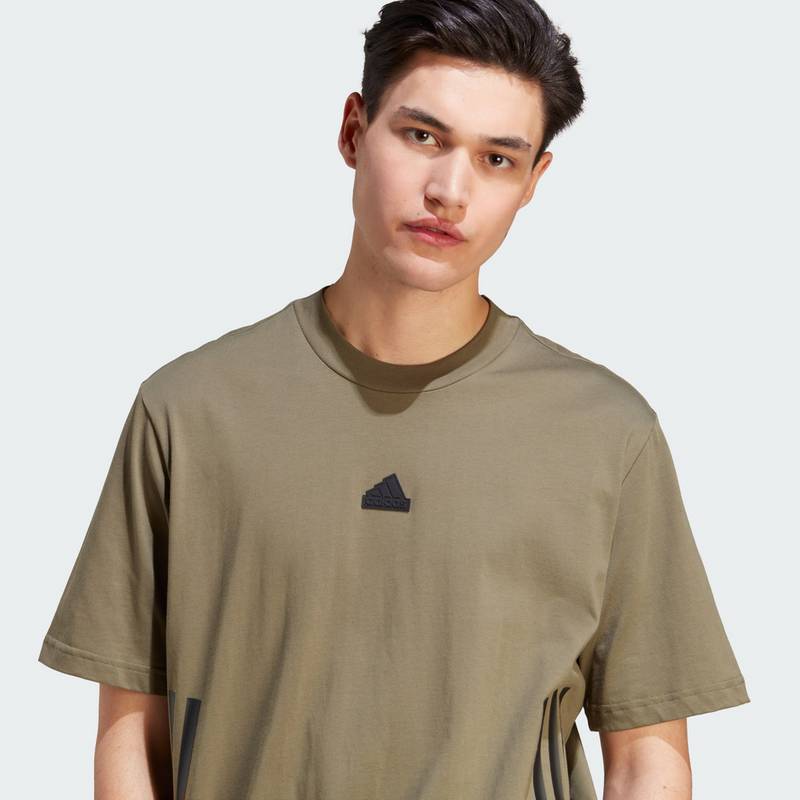 adidas Future Icons 3-Streifen T-Shirt Funktionsshirt Herren
