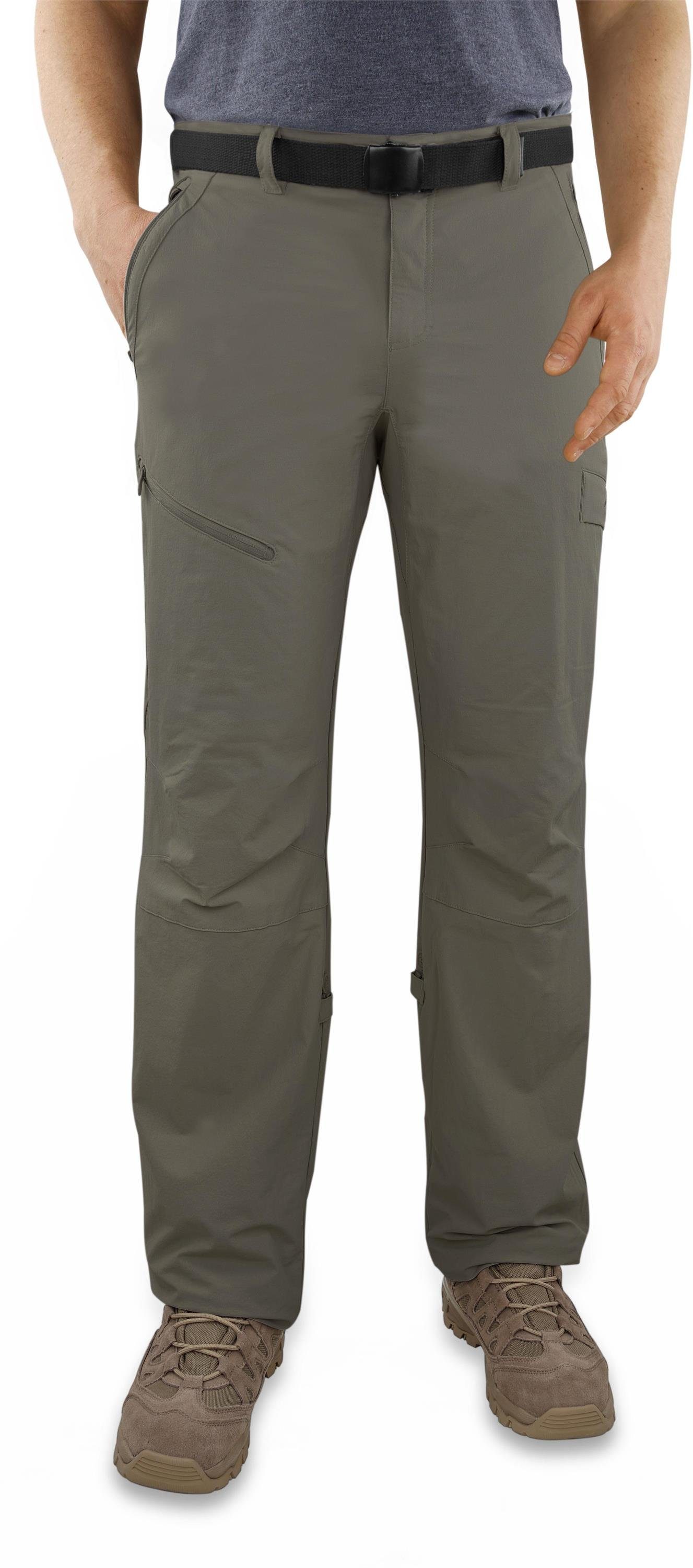 normani Outdoorhose Herren Softshellhose Achray Outdoorhose Funktionshose 4-Wege-Stretch Wanderhose Sommerhose mit Sonnenschutzfaktor 50+