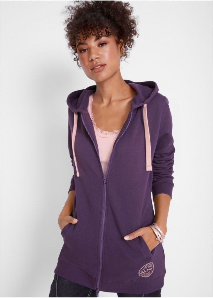 Long-Sweatjacke