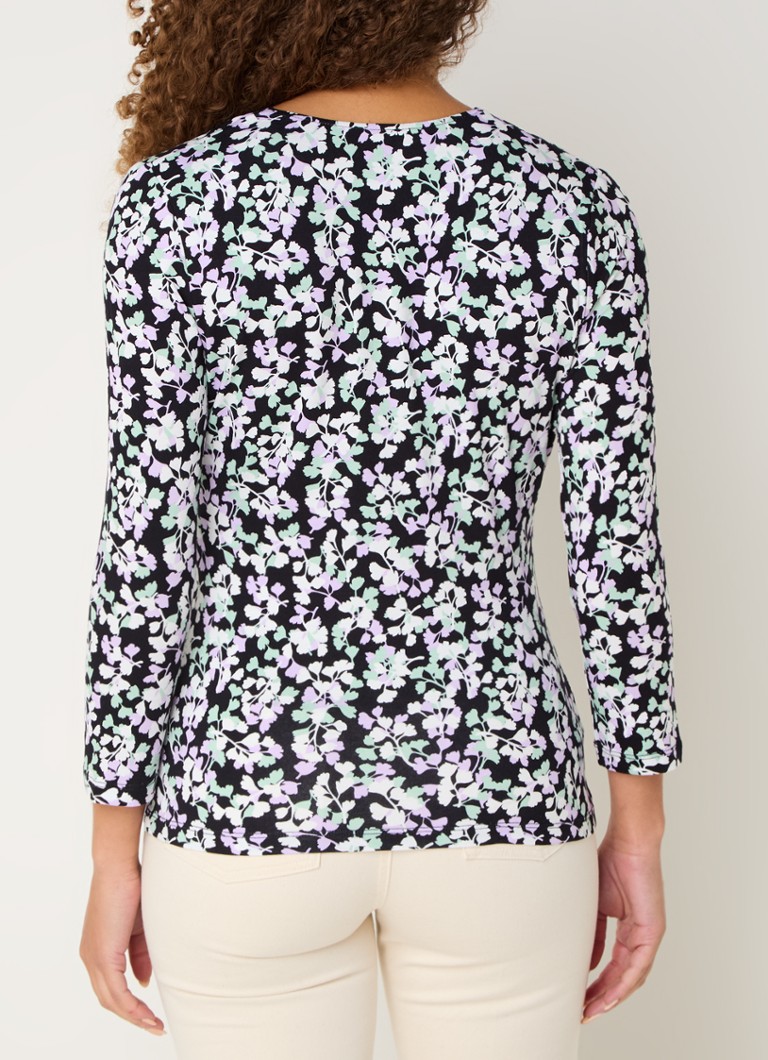 Top Simmy di Hobbs con stampa floreale e dettaglio a fiocco.