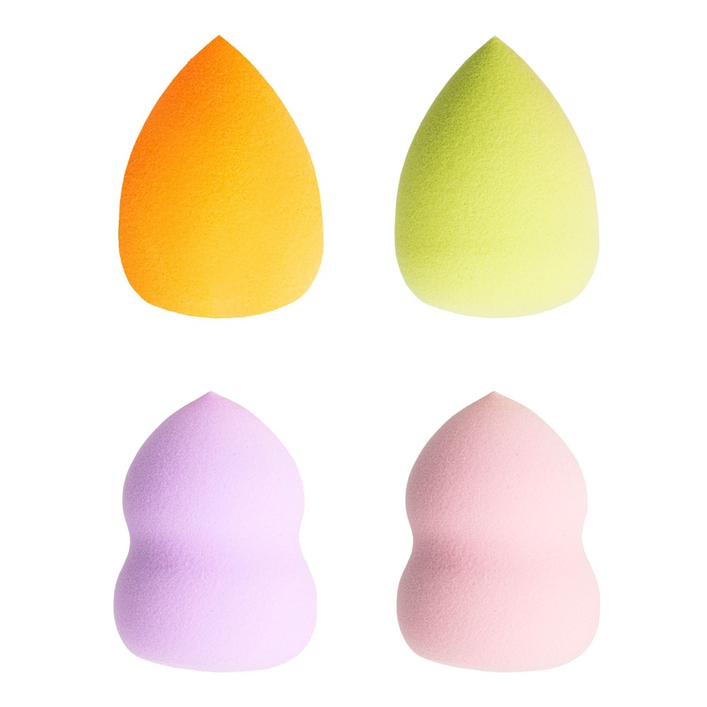 Brushworks Set 4 Eponges HD pour le Teint Accessoire de maquillage