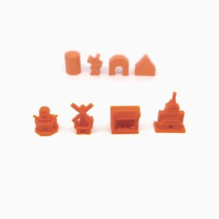 9 Faction Building Token Set for Scythe - 108 pieces