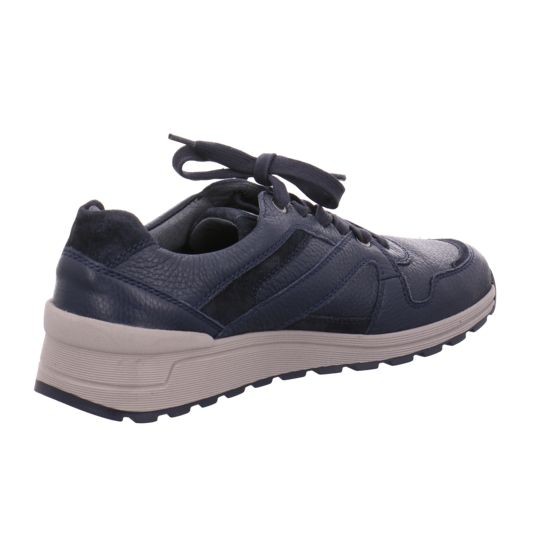 WALDLÄUFER Sneaker blau HIRSCH VELOUR