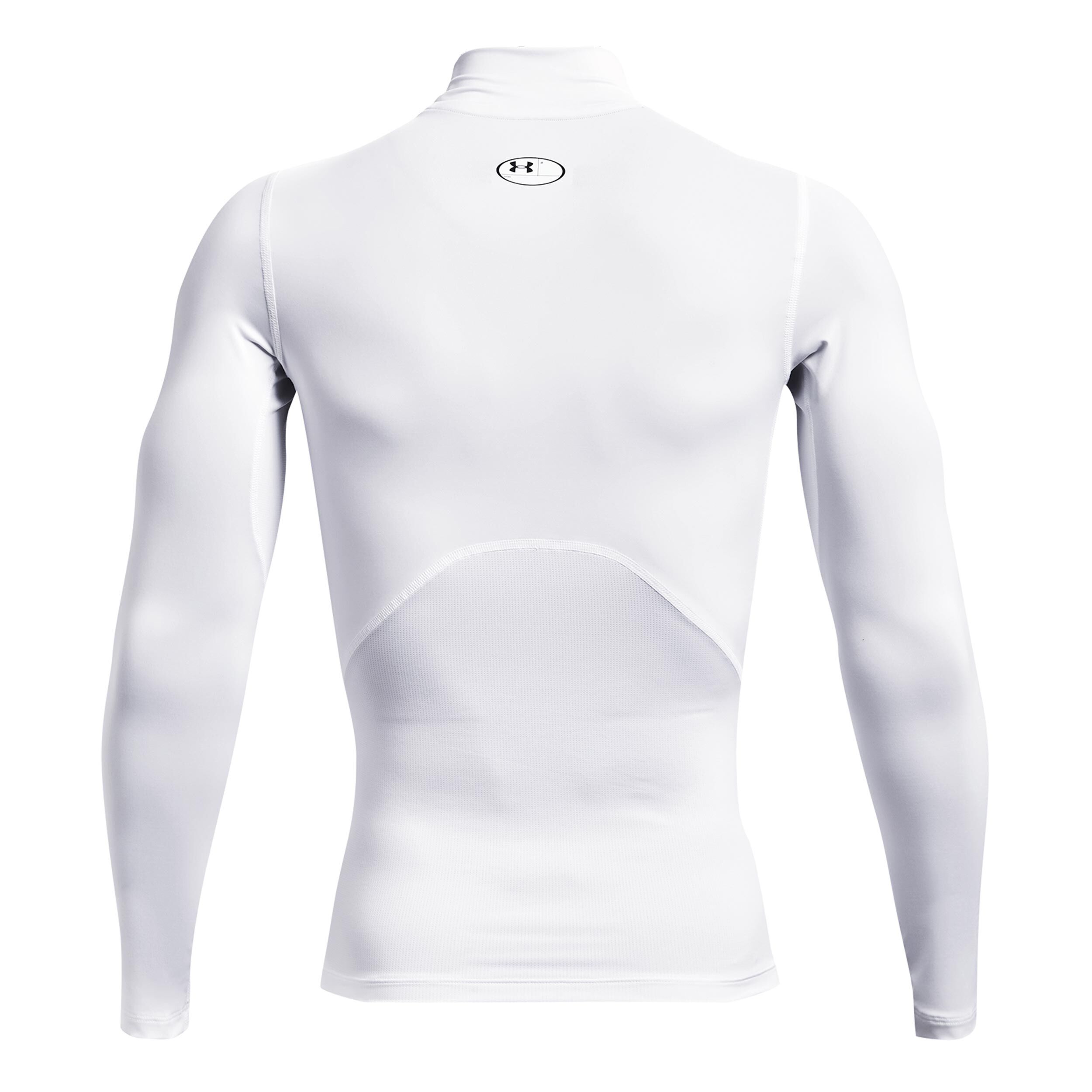 Heatgear Comp Mock Longsleeve Herren - Weiß