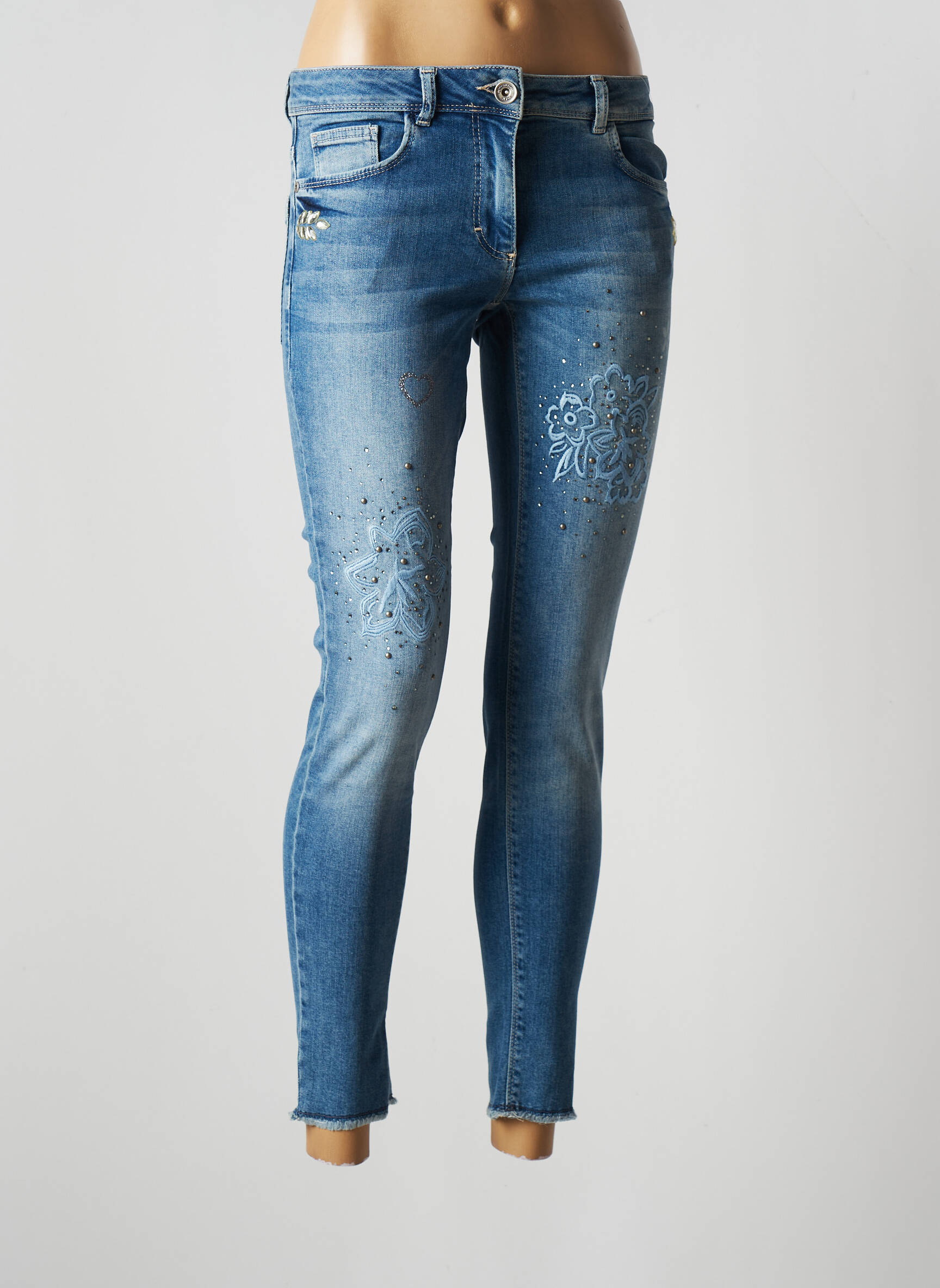 Betty Barclay Jeans Coupe Slim Femme couleur bleu