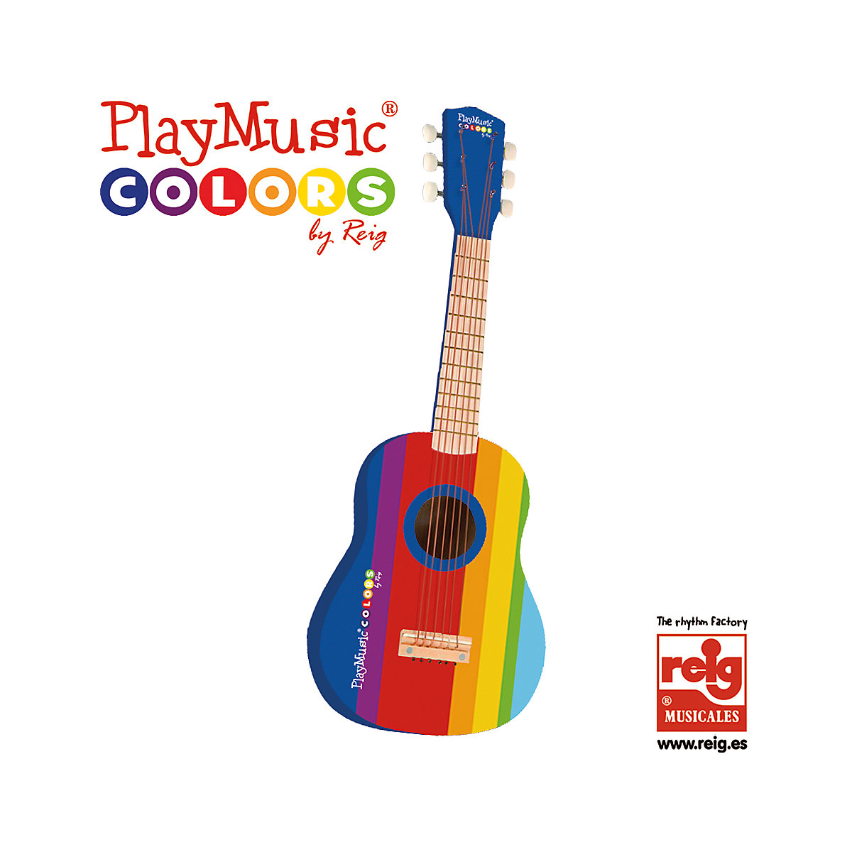 Kindergitarre aus Holz, 55 cm